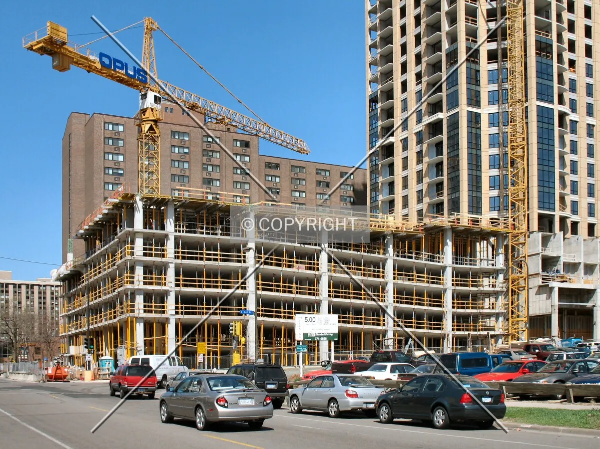 Parking ramp from the southeast