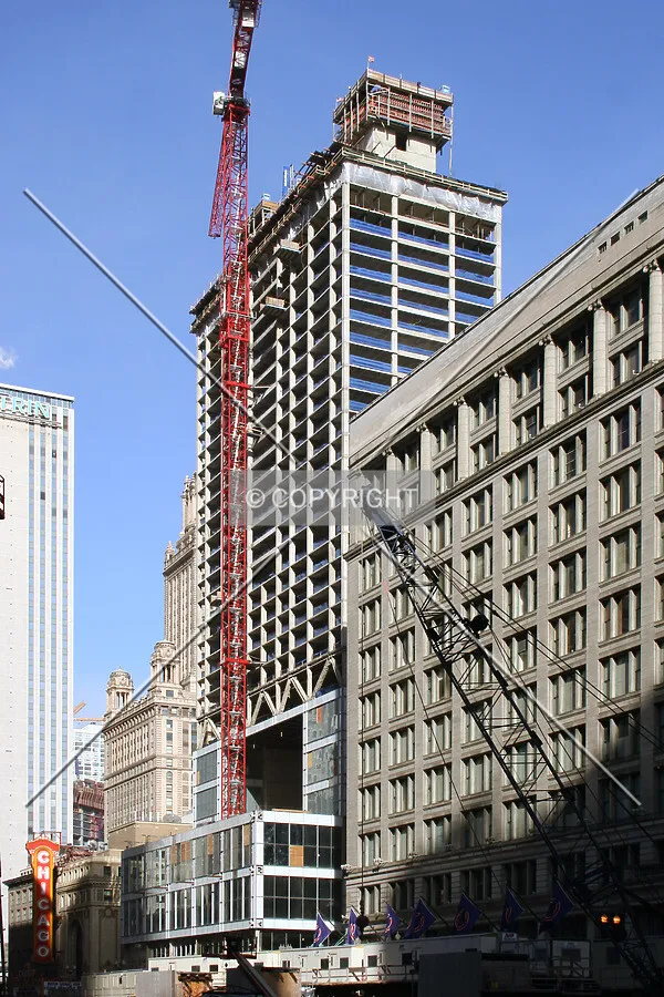 Looking north from Washington Street