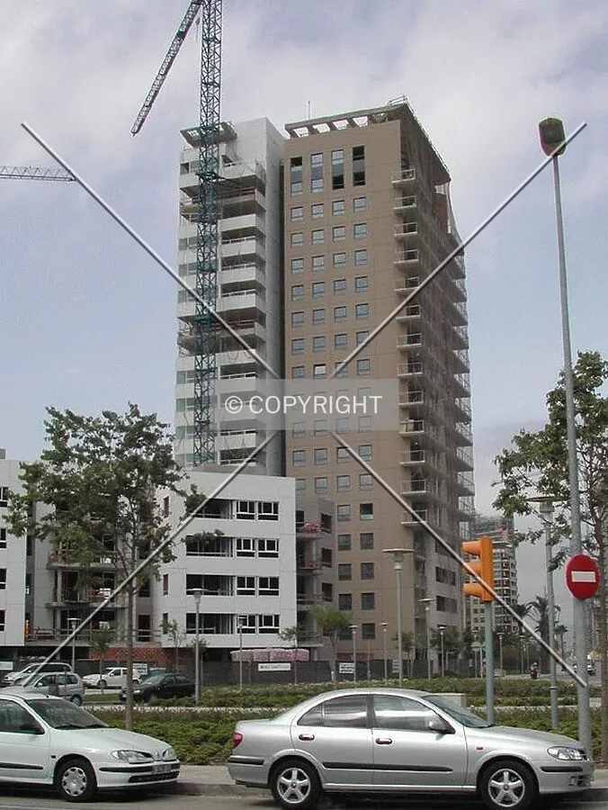 View of the side facade