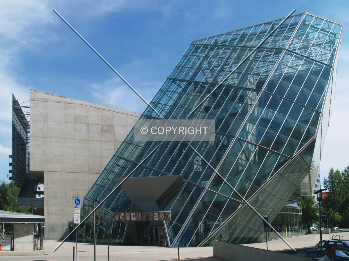 A view of the western facade