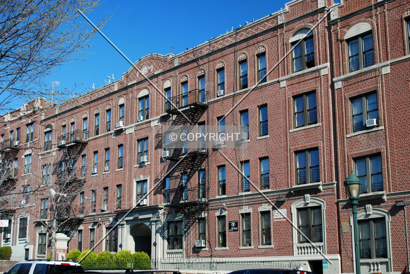 View along Eastern Parkway