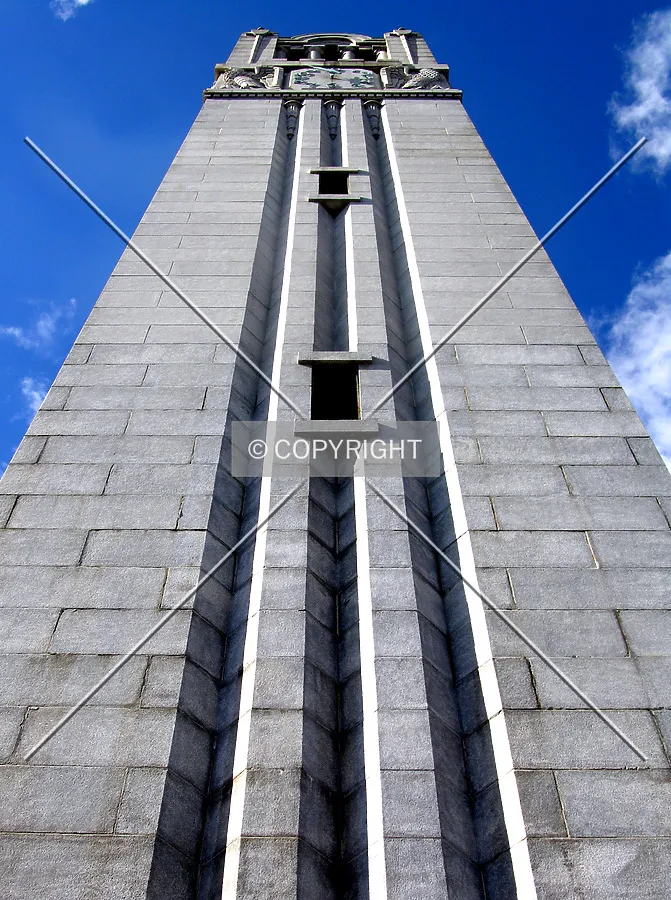 Looking up the eastern side
