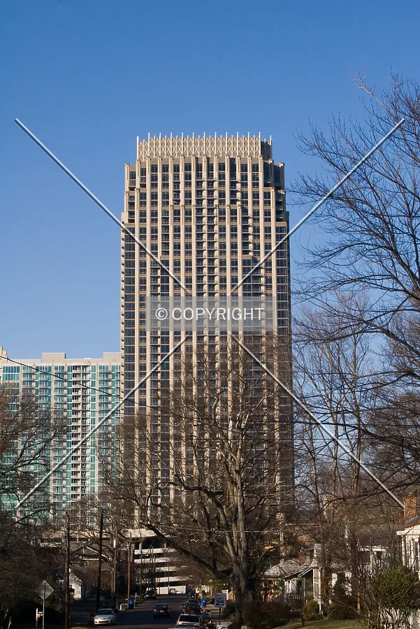 Looking north