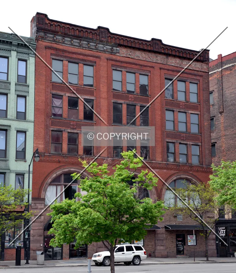 View from the east on St. Paul Street