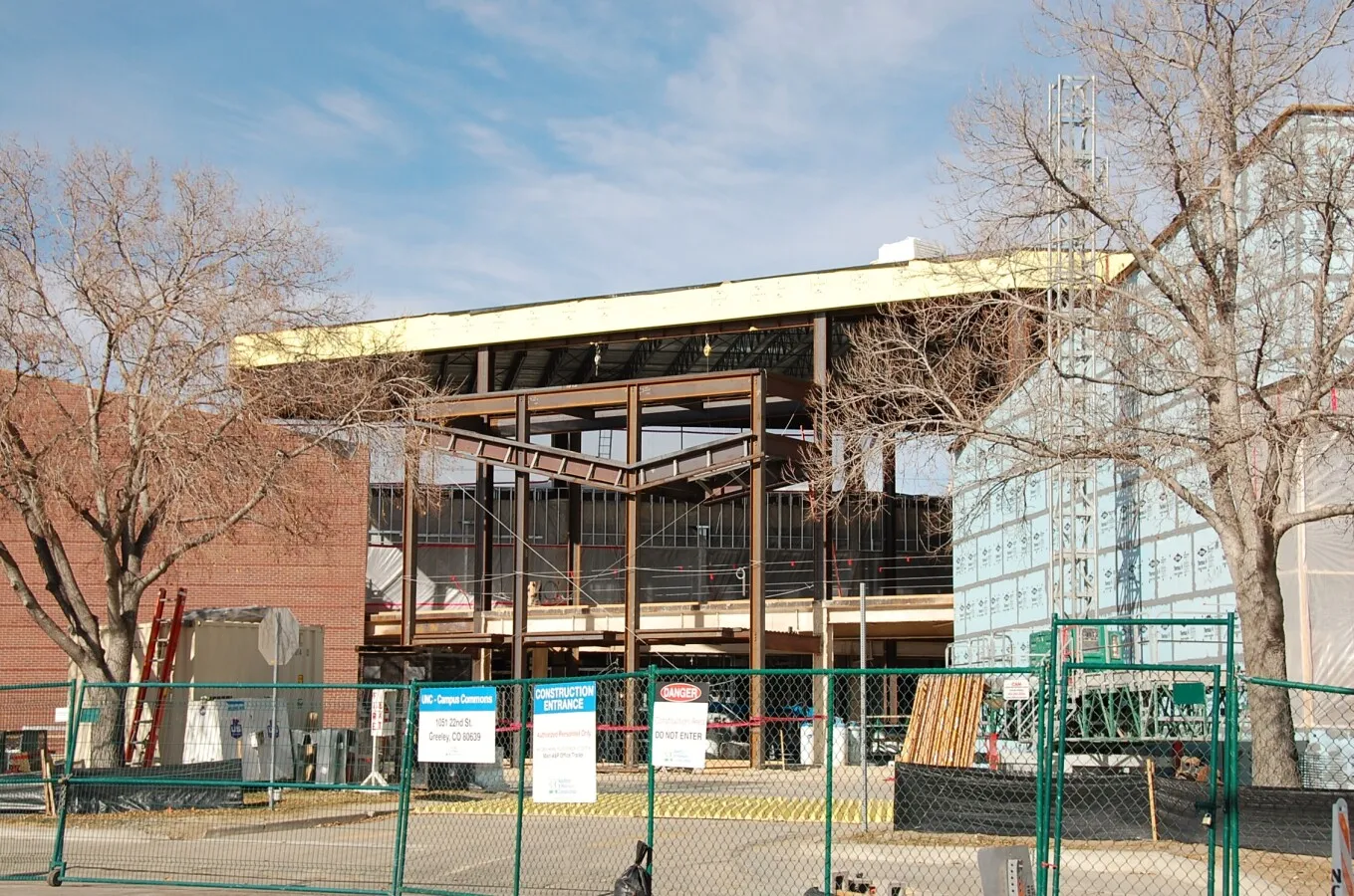 View from the southeast