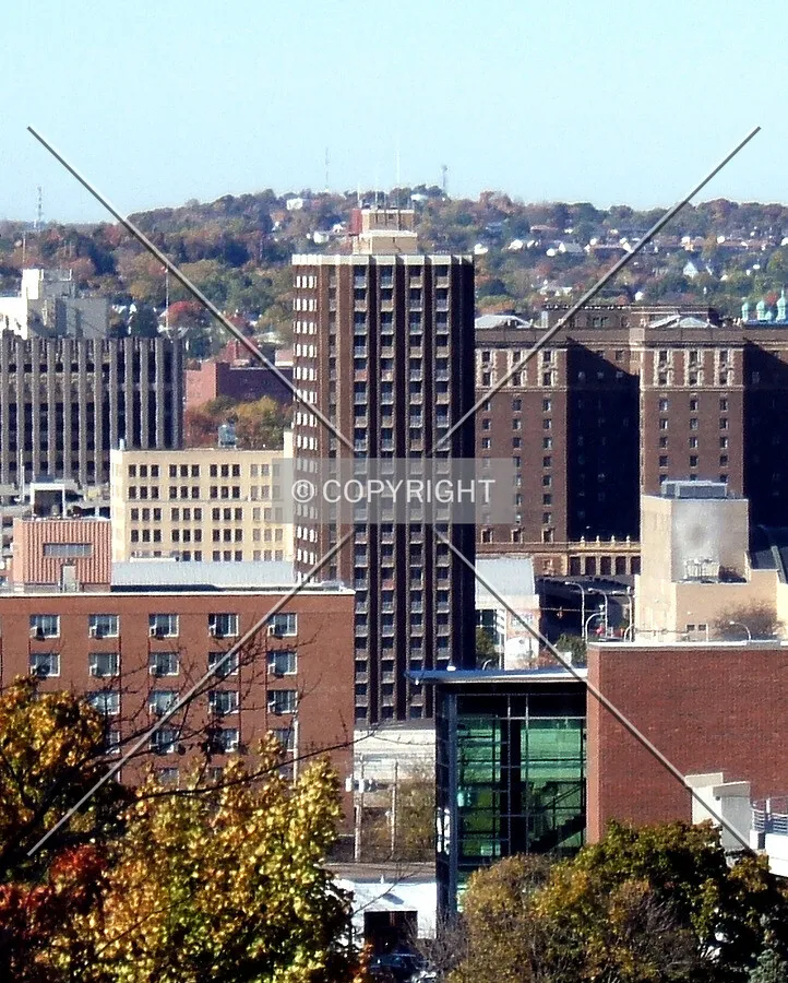 View from the southeast