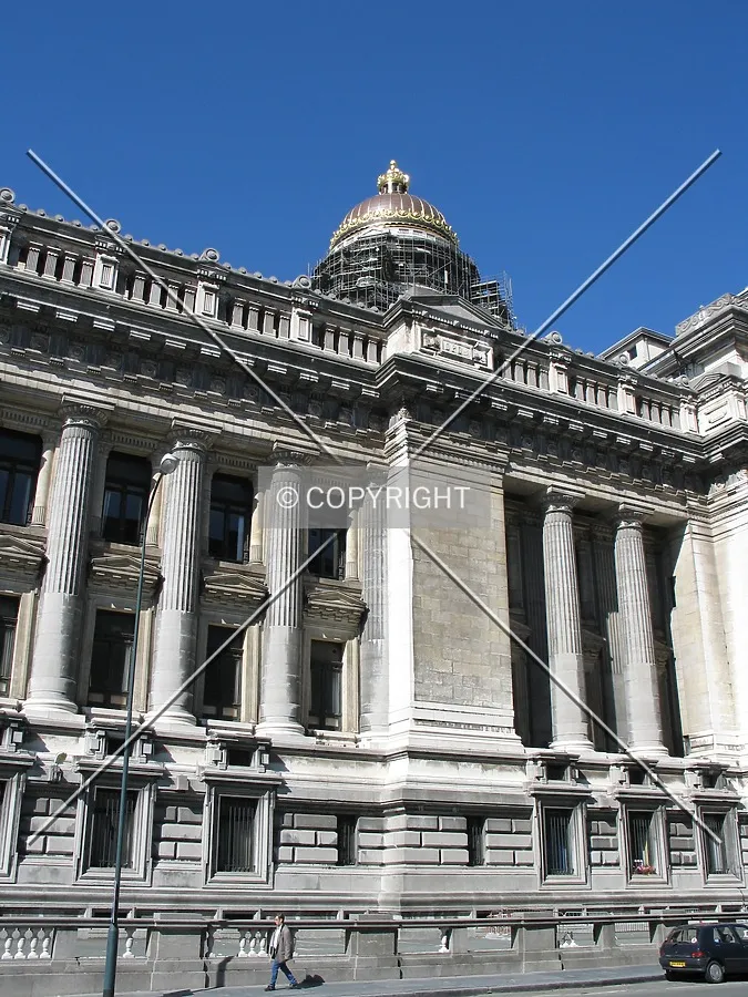 Looking up from the southwest