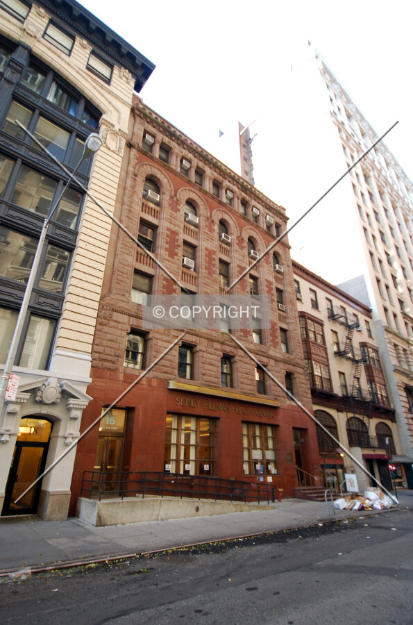 Viewed along East 16th Street