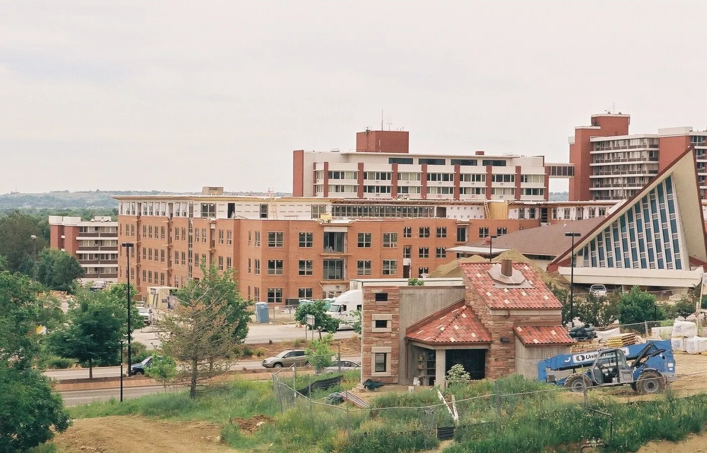 Distant view from the northwest