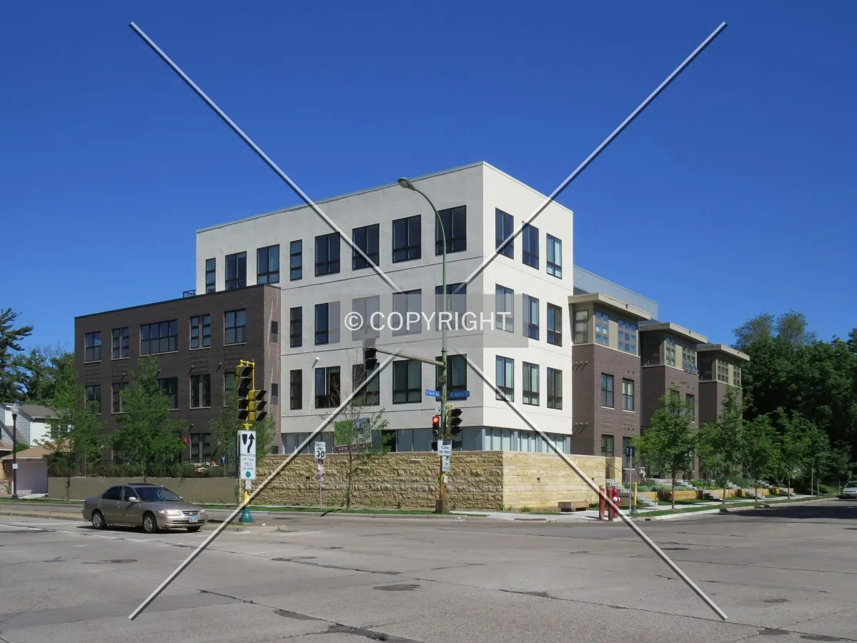 View to the northwest across East 46th Street & 46th Avenue South