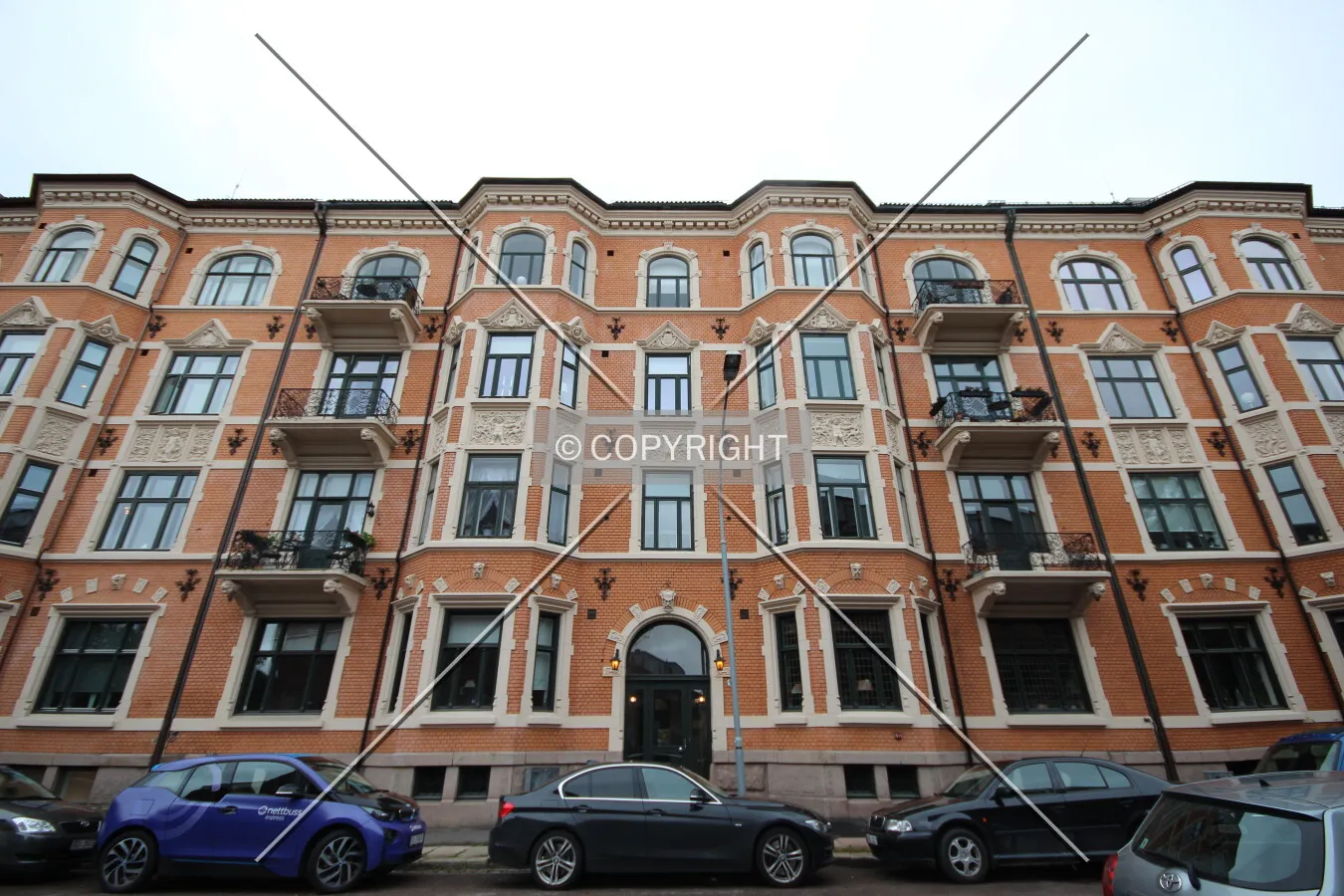 Southwest facade
