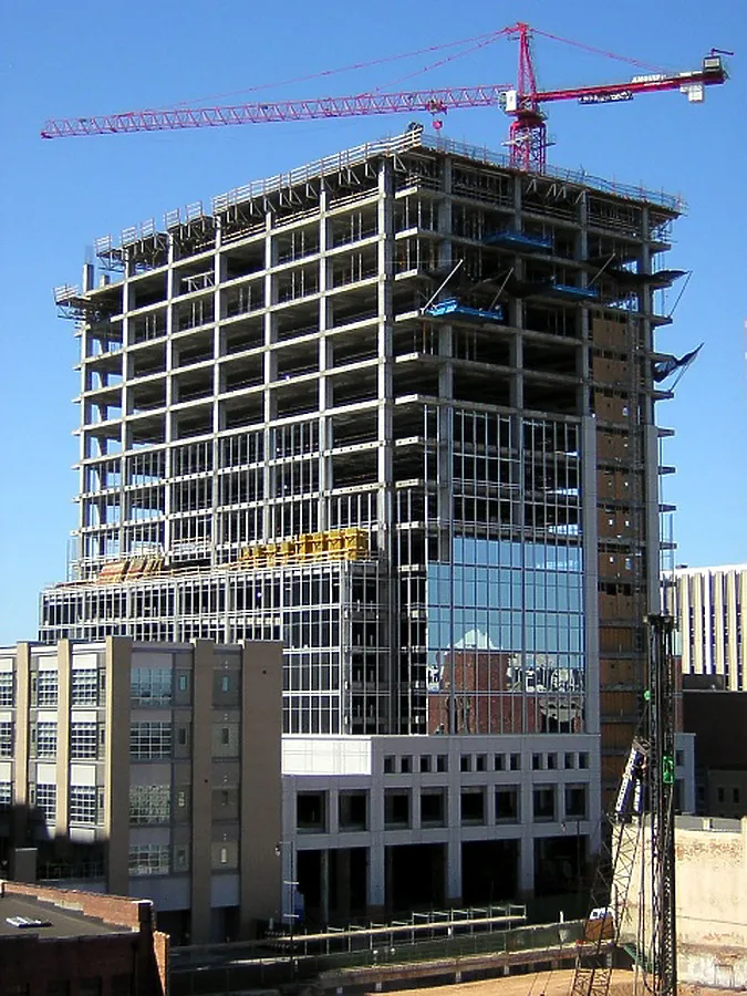 View from the southeast