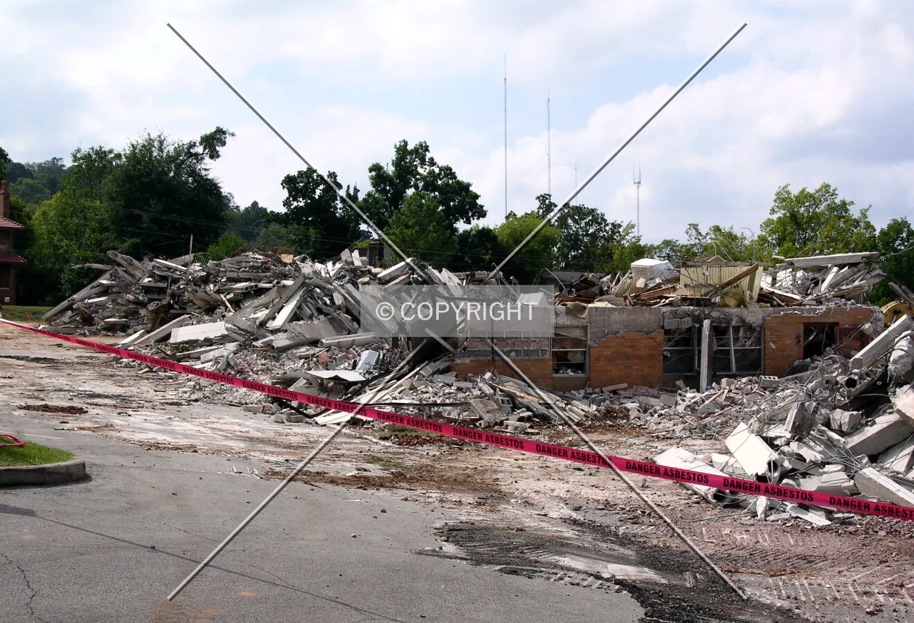 Demolition of the previous Capri Apartments