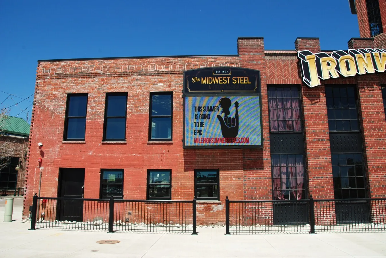 View from the southeast