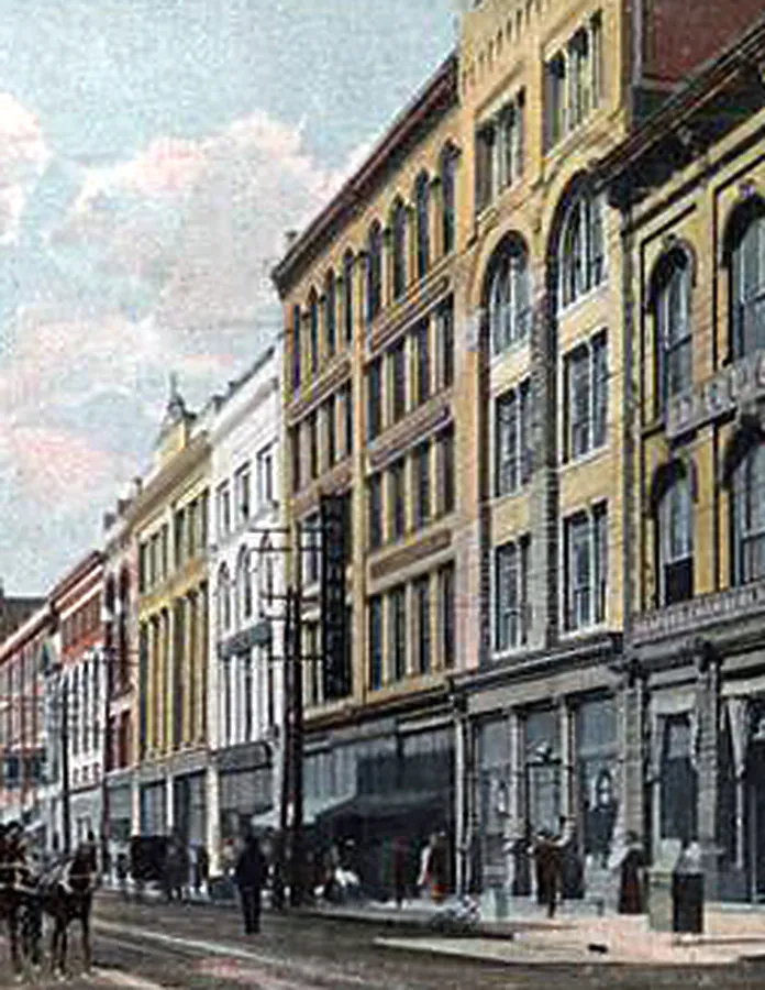 Vintage view from the south