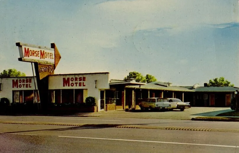 Vintage view from the northeast