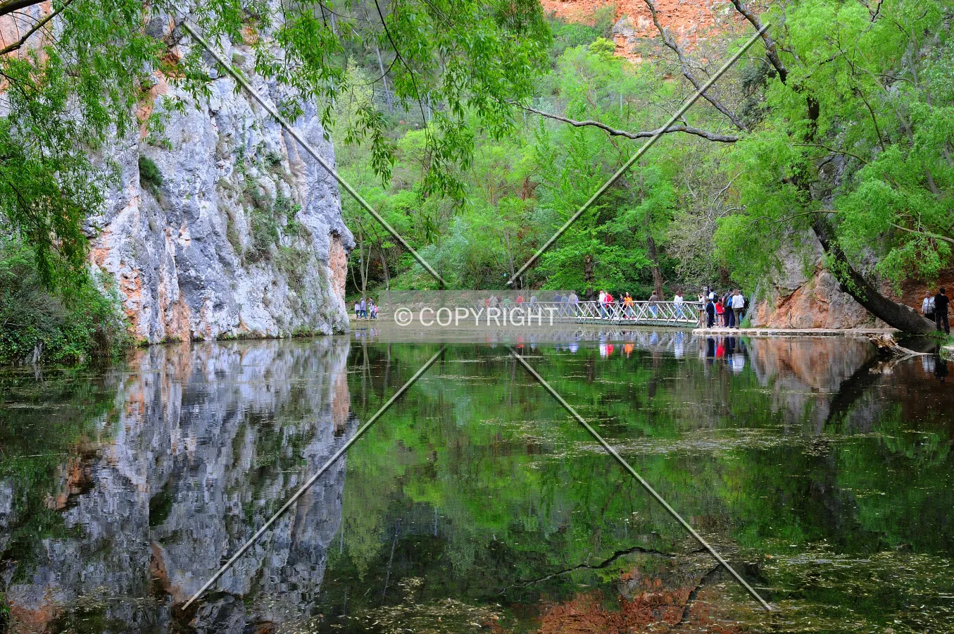 Mirror efect on a lake