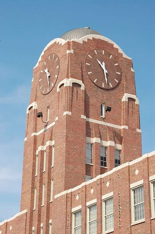 Clock tower detail