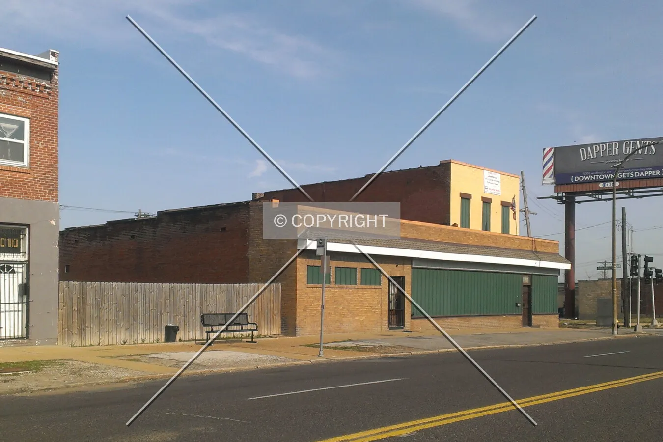 View from the northwest; March 30, 2014