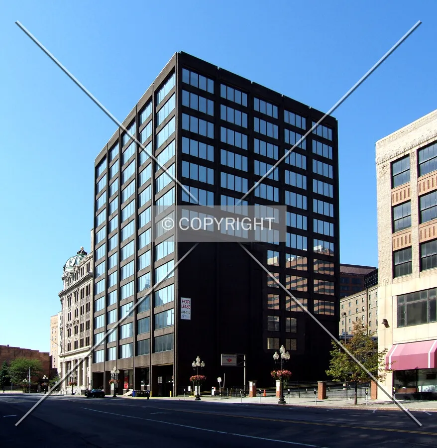 View from the northeast along Broadway