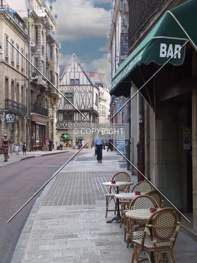 Inner city street