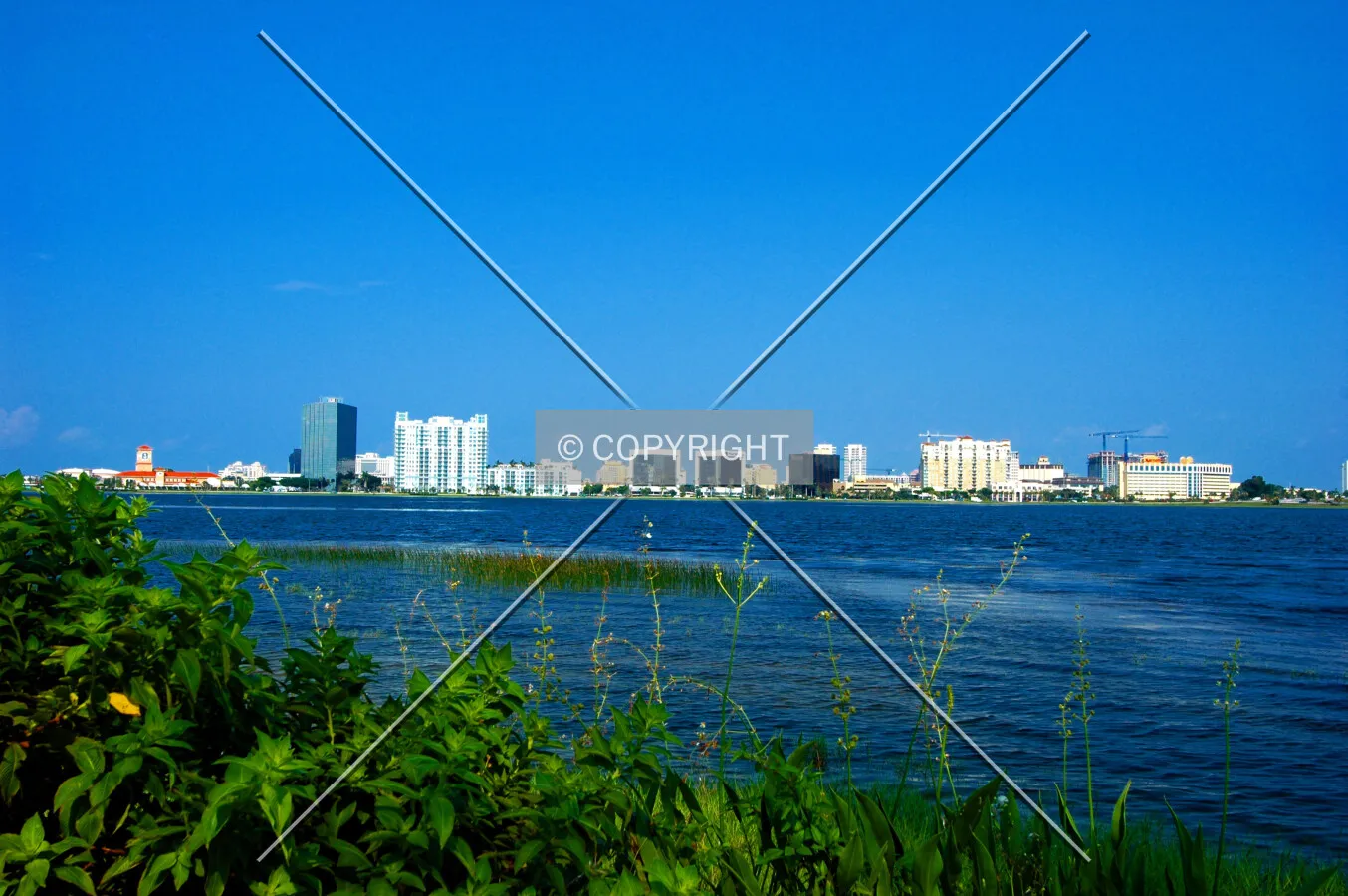 View looking towards the east from Clear Lake
