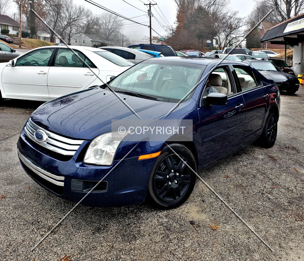 A 2007 Ford Fusion; February 23, 2019