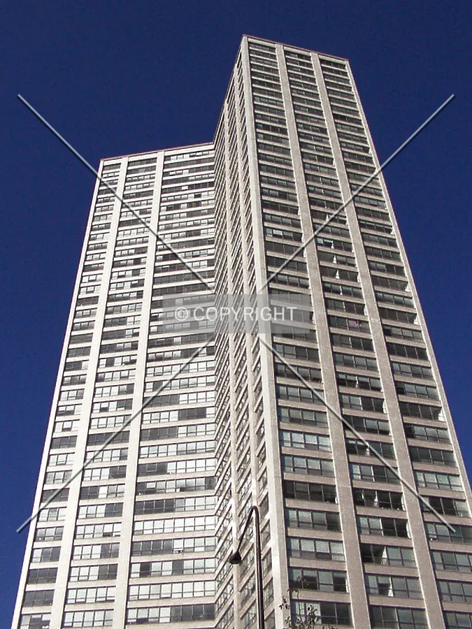 Looking up the southeast side