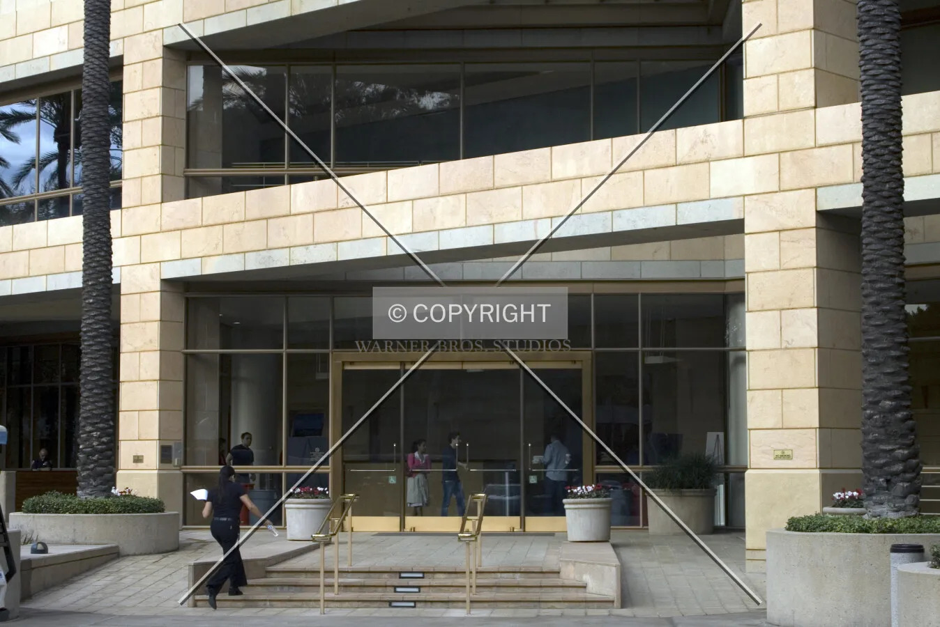 The main entrance