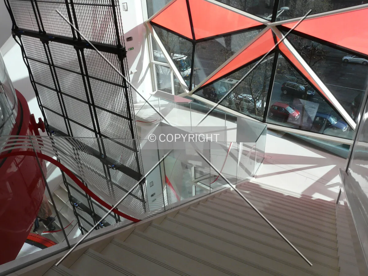 Stairs and facade