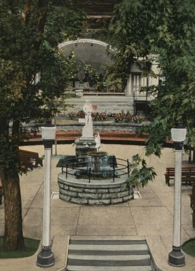 Vintage view from the southeast