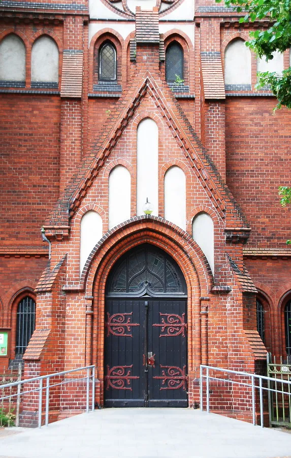 The main entrance