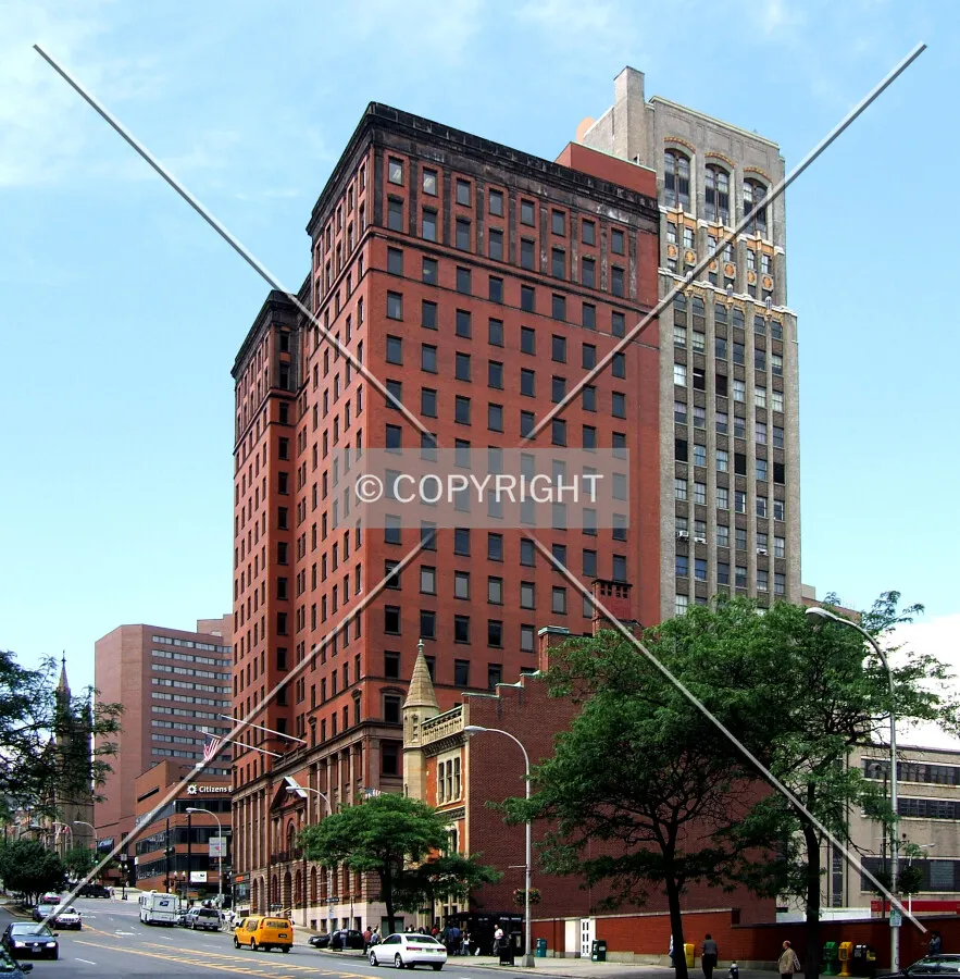 View from the southeast on State Street