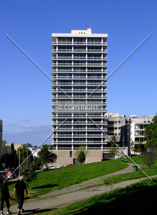 From Lafayette Park to the east