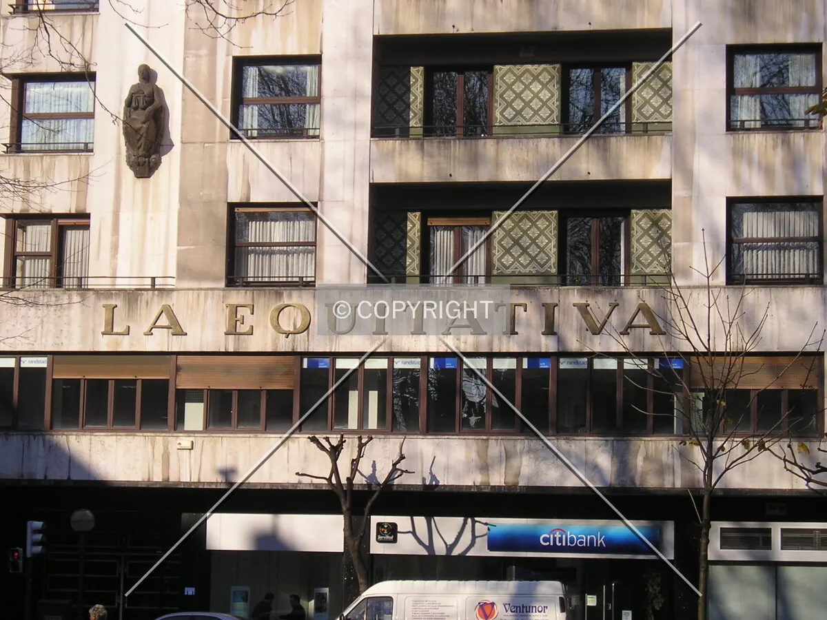 The name of the building in the facade