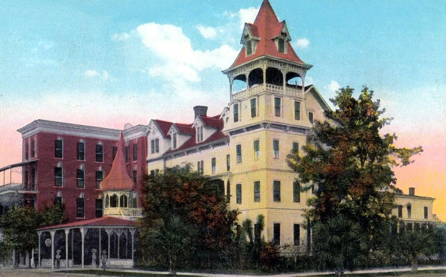 Vintage view from the southeast