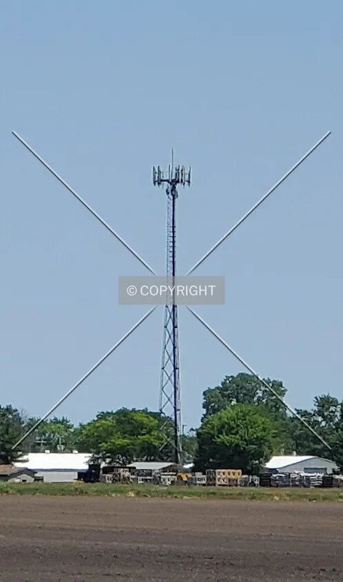 Distant view from the southeast; June 6, 2020
