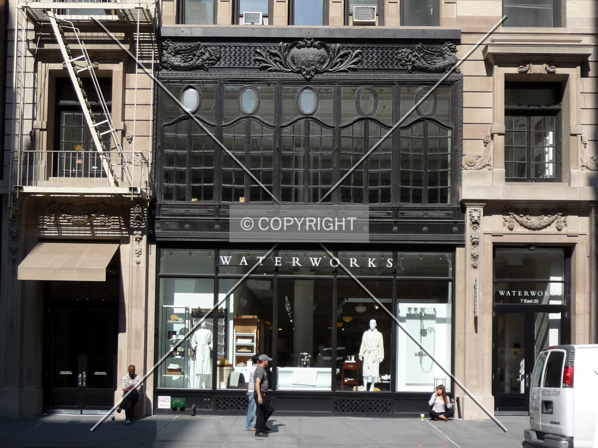 Entrance and storefront on 20th Street