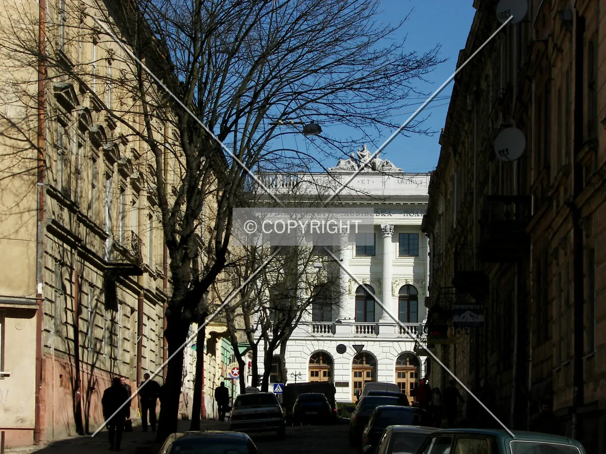 View from Generala Chuprynky Street