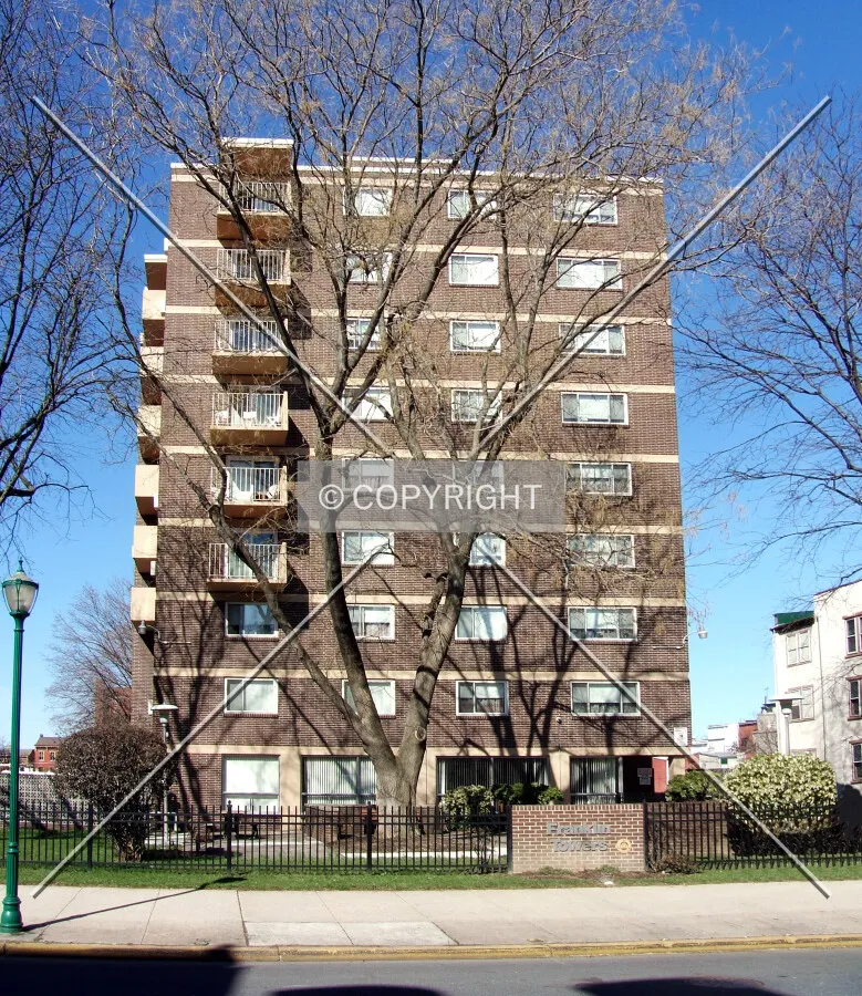 View from the east across 6th Street