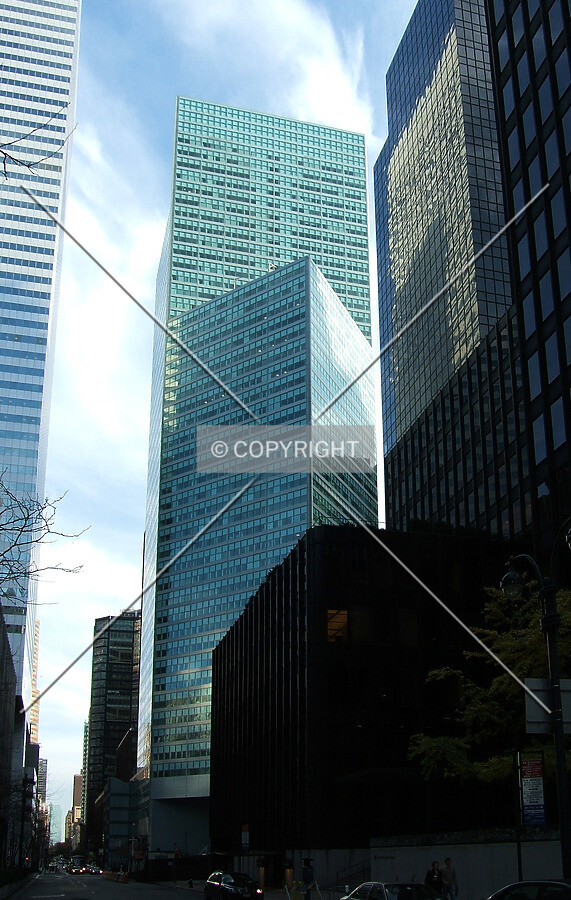 View from the northwest along 53rd Street