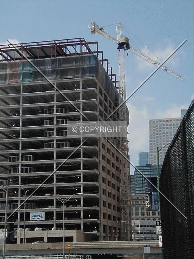 South elevation construction