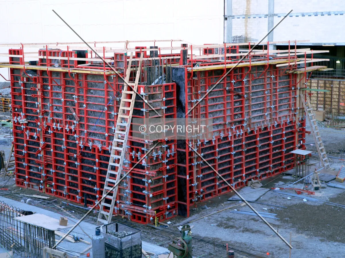 The core of the building taking shape