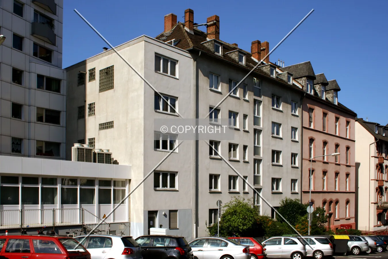 View from the southeast