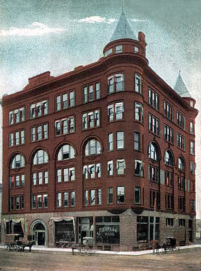Vintage view from the west