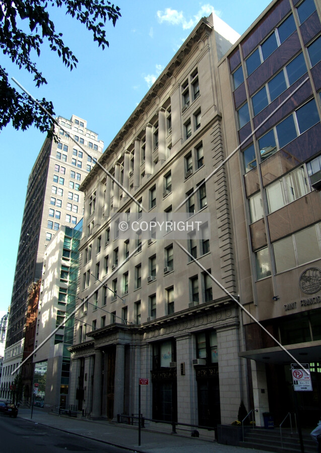 View from the northwest of the original building