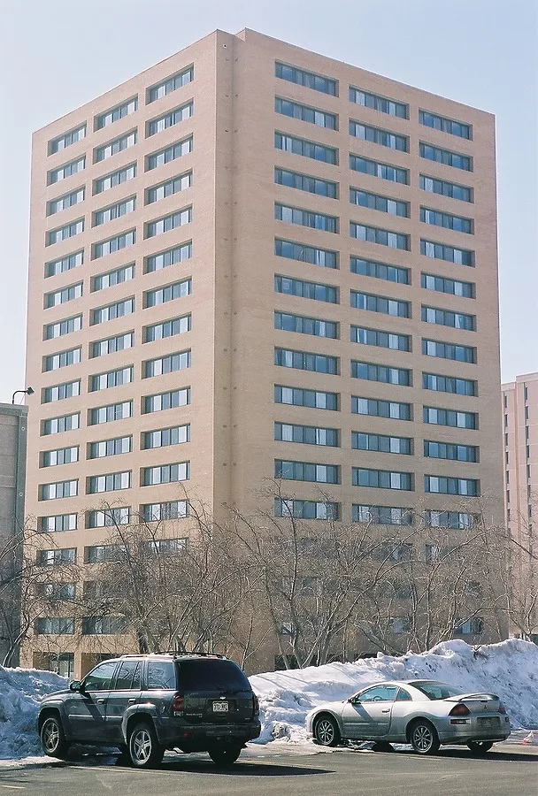 View from the northeast