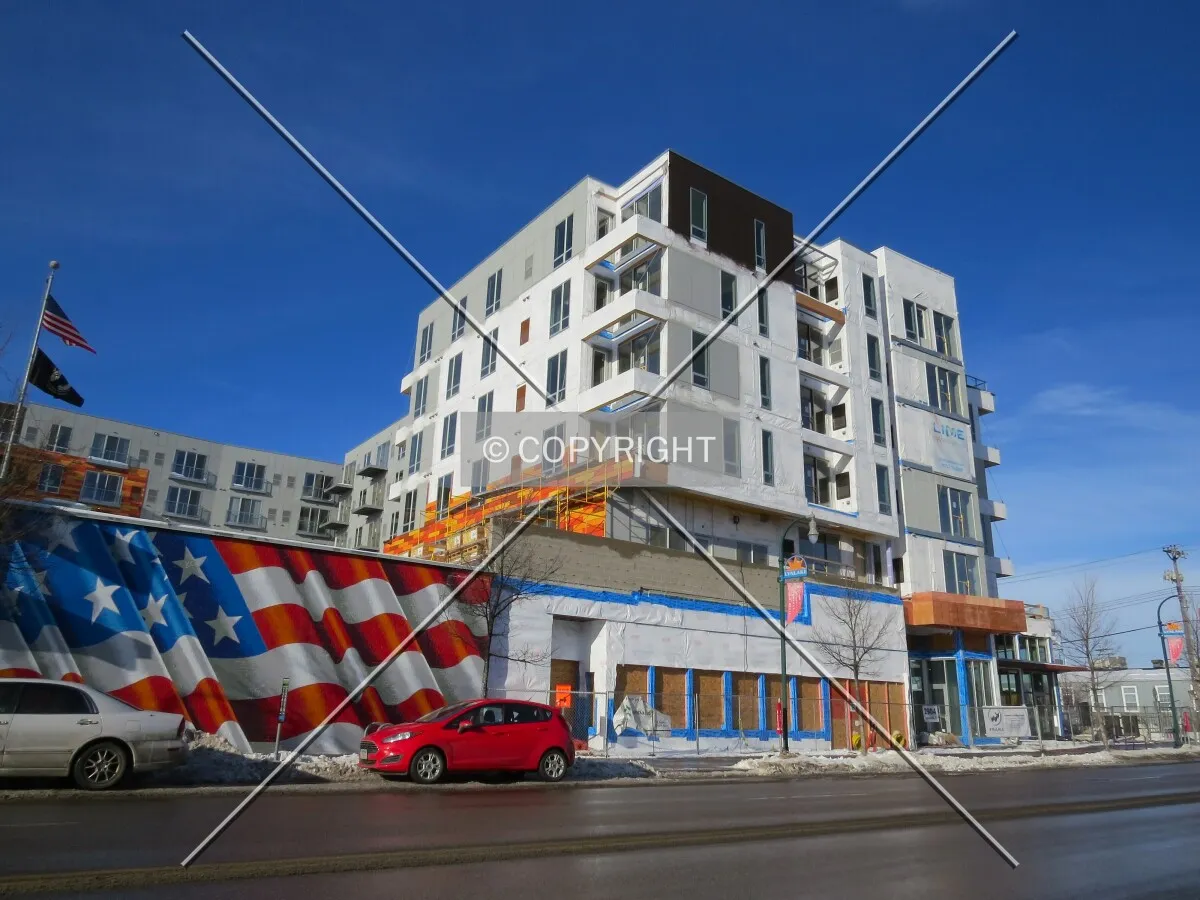 View to the northwest across Lyndale Avenue South