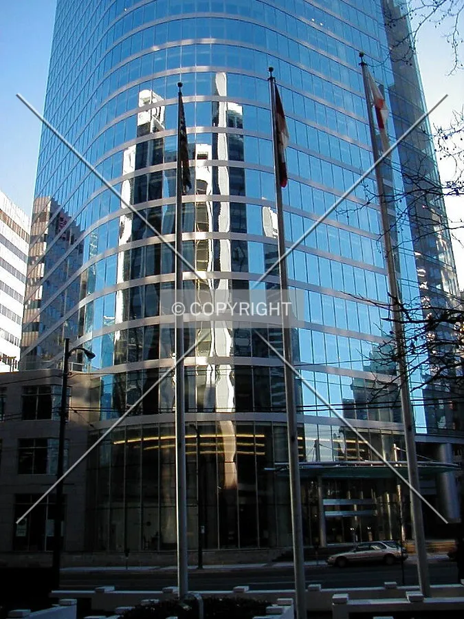 Reflections in a fresh facade