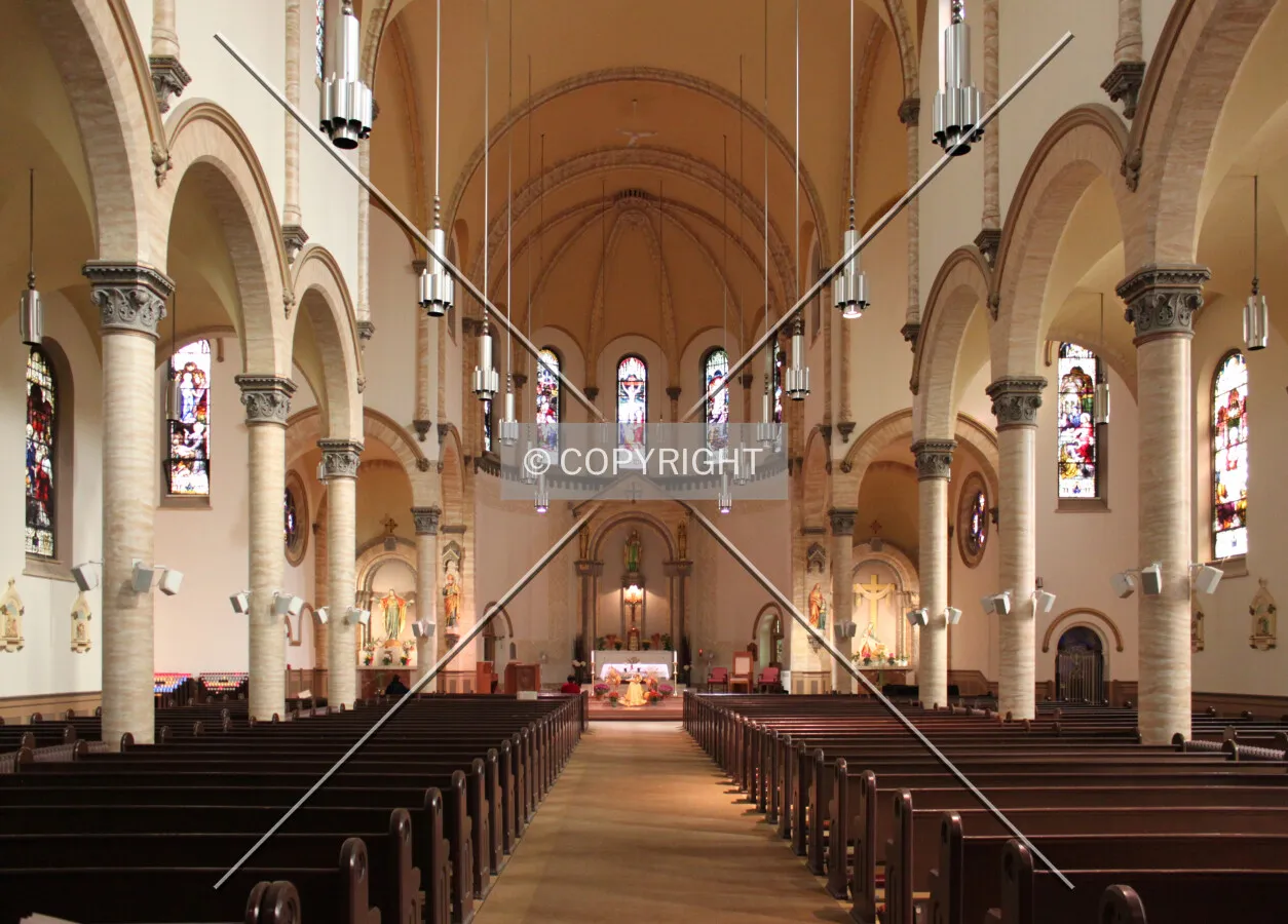 View towards the altar